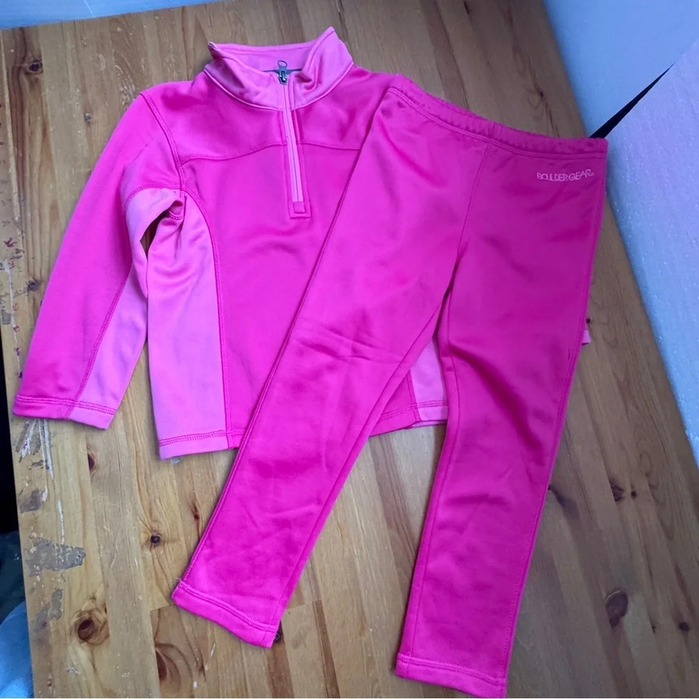 Boulder Gear gores hot pink warm outfit size 6 polyester